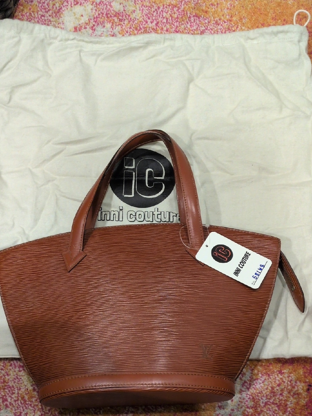 Louis Vuitton Epi Leather Saint Jacques PM Bag in FAWN - Picture 6 of 13